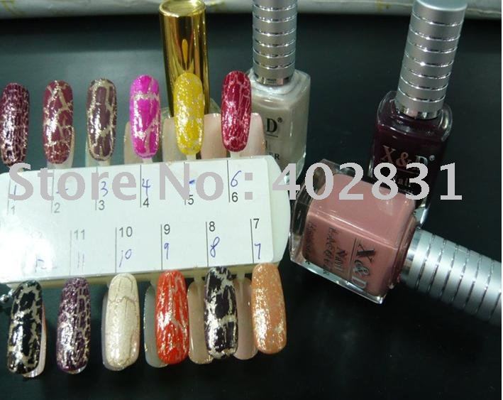 Freeshipping5 seconds cracked Best selling crack polish nail color nail