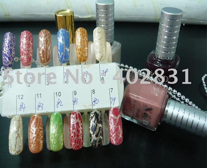 Freeshipping5 seconds cracked Best selling crack polish nail color nail
