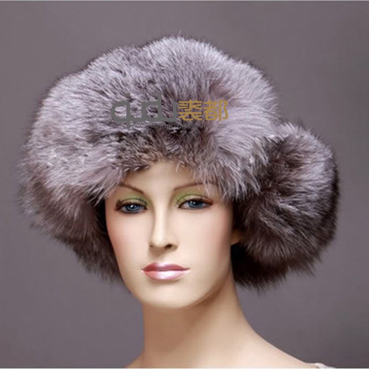 QD5667 Genuine Fox Fur Hat with earcap belt warm cap headgear/Hot Sale/Wholesale/Retail Free Shipping/OEM/colorful/female A QD5667 Genuine Fox Fur Hat with earcap belt warm cap headgear/Hot Sale/Wholesale/Retail Free Shipping/OEM/colorful/female A