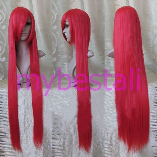 Short Red Hair Anime. Anime Party Cosplay Wig 100cm