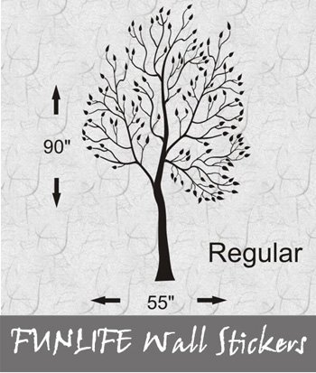 tree silhouette wall sticker. Buy sticker, promotion gift,