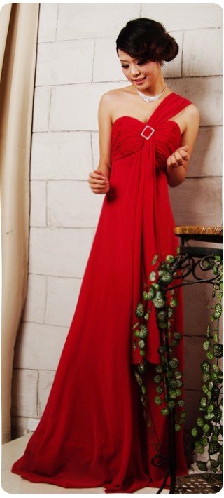 New 2011 Greek goddess marriage gauze of red 234 of her wedding dress 
