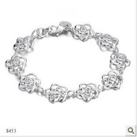 Caliente!  Nuevo!  Gastos de envío gratis, 925 pulsera de plata, de buena calidad, elegante ladys plata bracelet.S453 (China (continental))