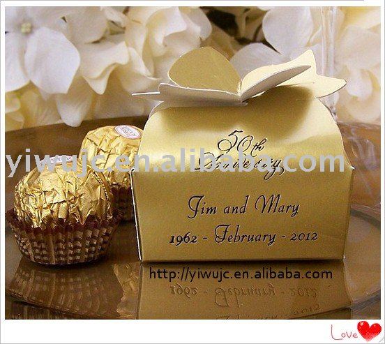 Fashionable Gold Wedding Gift Boxes JCO283 US 474 US 598 lot