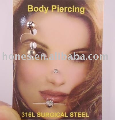 nostril piercing jewelry. body piercing jewelry E030