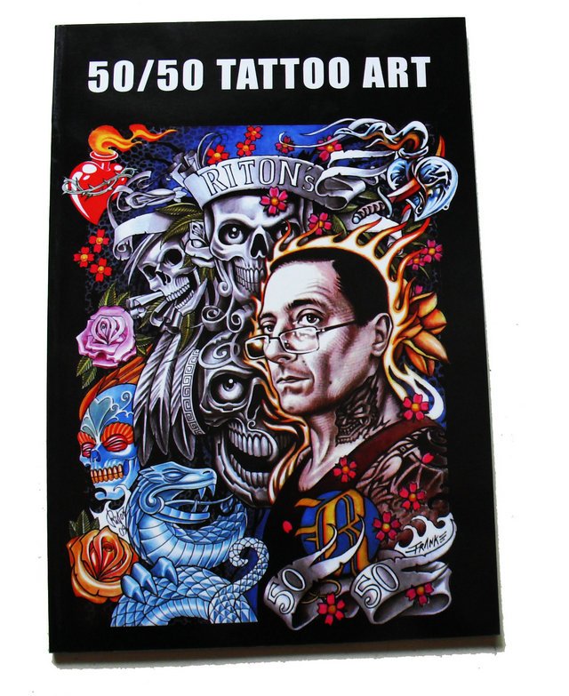 sleeve tattoo flash art. 50/50 TATTOO ART PROJECT