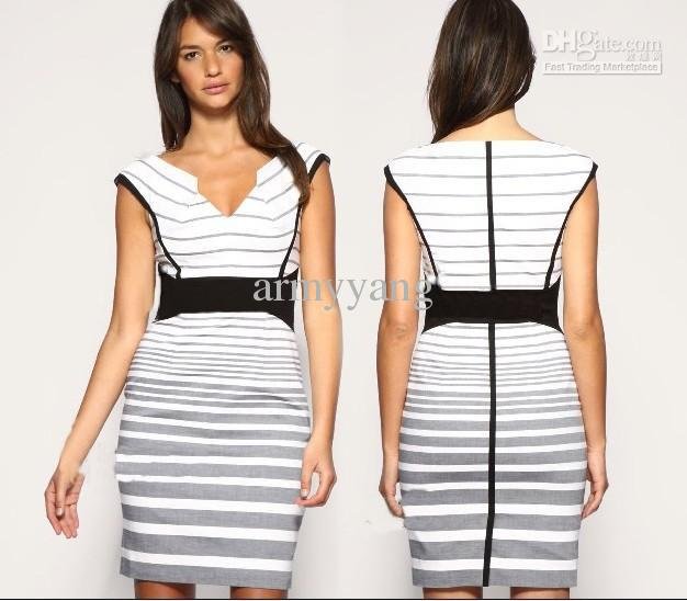 Black And White Stripes Fashion. Black And White Striped