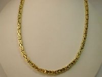 100% Genuine 14k Yellow Gold Super Chain necklace Free Shipping, Gold Necklace,Gold Chain,Gold Jewelry(China (Mainland))