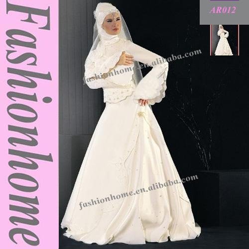 Free shipping Arab wedding dresses Islamic wedding abaya Arabic wedding