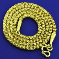 100% Genuine 24K Solid Gold Fish Design Chain Necklace 39.6 Grams Free Shipping, Gold Necklace,Gold Chain,Gold Jewelry(China (Mainland))