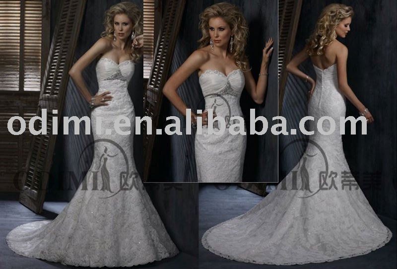 lace mermaid wedding dress