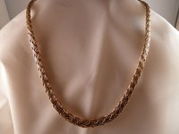 100% Genuine 14K Y Gold Russian Link Necklace 25.79grams Free Shipping, Gold Necklace,Gold Chain,Gold Jewelry(China (Mainland))