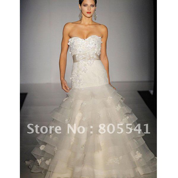 Wedding Dresses Sale on Sleeveless Mermaid Satin Wedding Dresses With Flowers Wd 20 21 On Sale