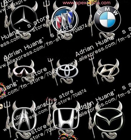 Small Funny Stickers on Stickers Little Devil 3d Car Stickers Funny Car Stickers Small Demon
