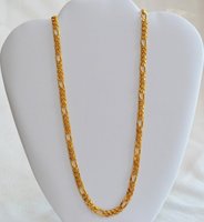 100% Genuine 22K STAMPED 916 GOLD NECKLACE 35.09 GRAMS 20 IN Free Shipping, Gold Necklace,Gold Chain,Gold Jewelry(China (Mainland))