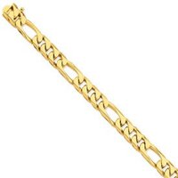 100% Genuine New Men&#39;s 14k Yellow Gold Figaro Chain Necklace Free Shipping, Gold Necklace,Gold Chain,Gold Jewelry(China (Mainland))