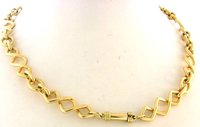 100% Genuine Fabulously Chic David Webb 18k Yellow Gold Necklace  Free Shipping, Gold Necklace,Gold Chain,Gold Jewelry(China (Mainland))