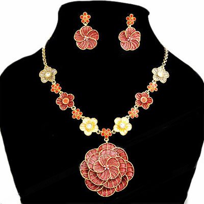 Crystal Bridal Jewelry Sets on Quality Crystal Jewelry Set Party Wedding Necklace Set Pendant Bridal