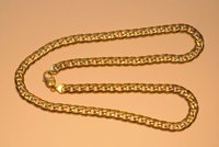 100% Genuine 10k Gold Mens Link Chain Necklace 24&quot; 9MM 83.2 grams Free Shipping, Gold Necklace,Gold Chain,Gold Jewelry(China (Mainland))
