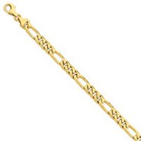 100% Genuine New Men&#39;s 14k Yellow Gold Figaro Chain Necklace Free Shipping, Gold Necklace,Gold Chain,Gold Jewelry(China (Mainland))