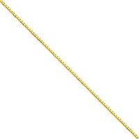100% Genuine 14K SOLID YELLOW GOLD 2.5MM BOX CHAIN 30&quot; NECKLACE Free Shipping, Gold Necklace,Gold Chain,Gold Jewelry(China (Mainland))