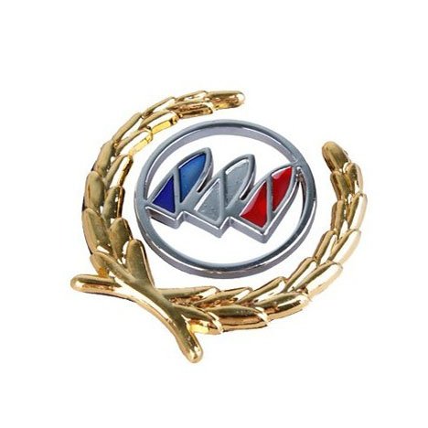 2PCS Car Decoration Side Mark BUICK with sticker