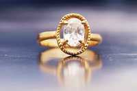 24K 24CT  Solid Yellow Gold Natural Diamond Ring K91(stamped 14k) Women Jewelry.Gold Ring,Fine Ring,Diamond Ring,(China (Mainland))