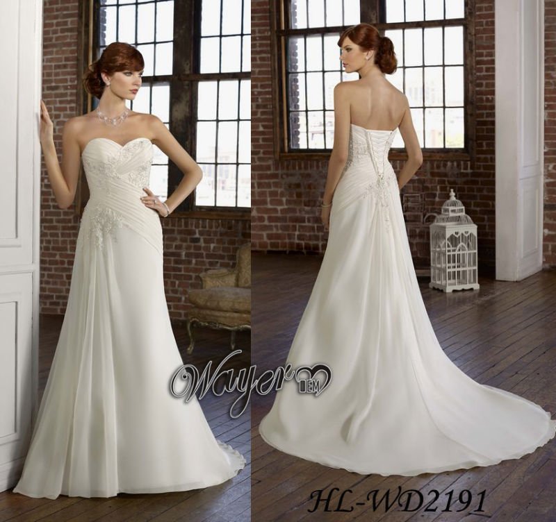 2011 Best Selling Wedding Dress HLWD2191 US 19588 US 19588 piece