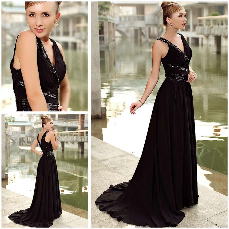 women cocktail evening dress gown prom bridal long dress High quality