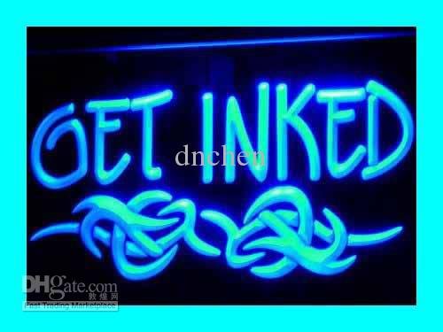 neon tattoo sign. We Make Signs With Passion !