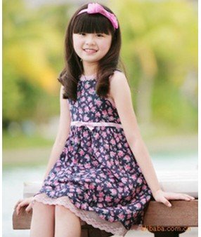 Casual Dress on Princess Dress Sleeveless Children Summer Casual Dress Medium Dresses