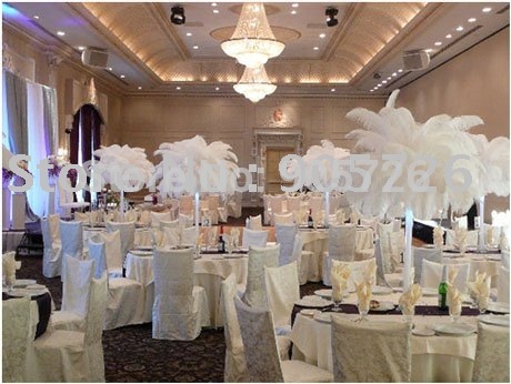 feather wedding decorations