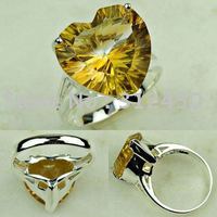 Suppry fashion silver jewelry mystic topaz gemstone ring  jewelry free shipping LR0229(China (Mainland))
