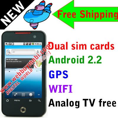 Android Calendar on Free Shipping Android A9 Mobile Phone Wcdma 3g 