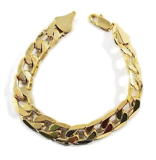 gold link bracelet. Bracelets Type: Chain amp; Link