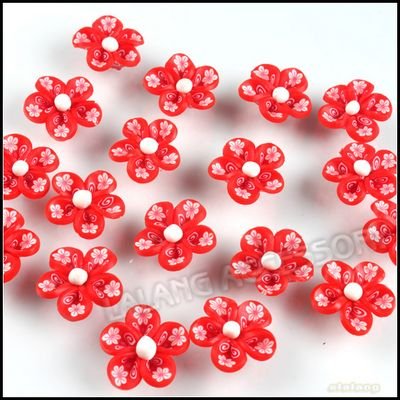 Making Polymer Clay Jewelry on Polymer Clay Charms Loose Bead 20mm Straight Hole Fit Jewelry Making