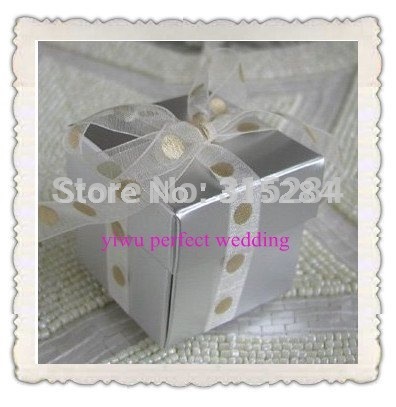 Clear Wedding Favor Boxes on Hot 2pc Shiny Gold Wedding Favor Boxes Xy 115g Us   5 26 Us   6 84 Lot