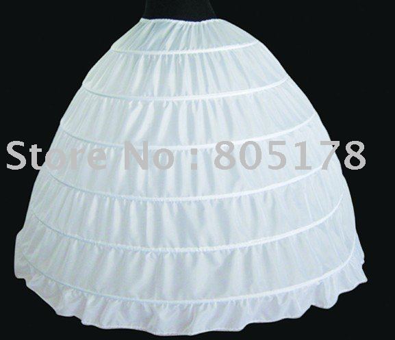 wedding Accessories 6 hoop skirt without gauze bandage stays Ball Gown 