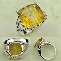 Las ventas de última moda de joyería de plata topacio místico anillo de piedras preciosas joyas de envío gratis a LR0131 (China (continental))