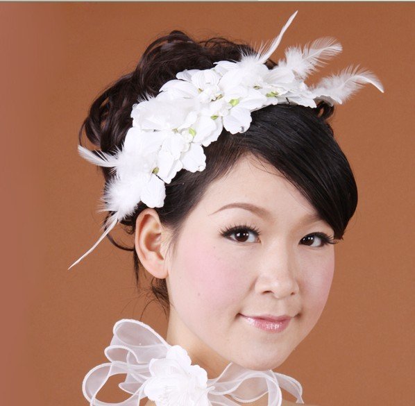  bride first flowers bridal headdress small hat Bridal Hair Accessories