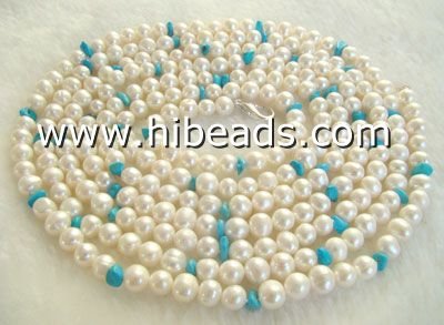 Wholesale Freshwater Pearls on Necklaces Natural Freshwater Pearls Fashion Necklace Wholesale Fpn0061