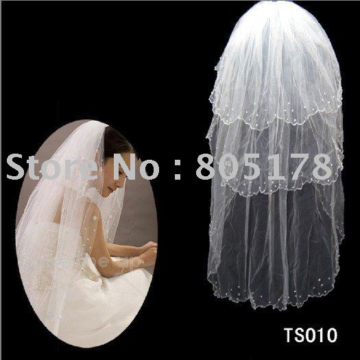 Bridal Veils wedding veils ivory 3 layers of 12 m wedding dresses 