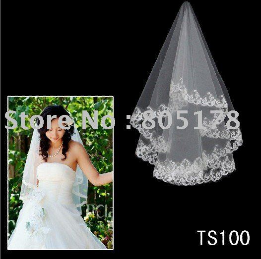Bridal Veils wedding veils ivory lace layer 14 m wedding dresses