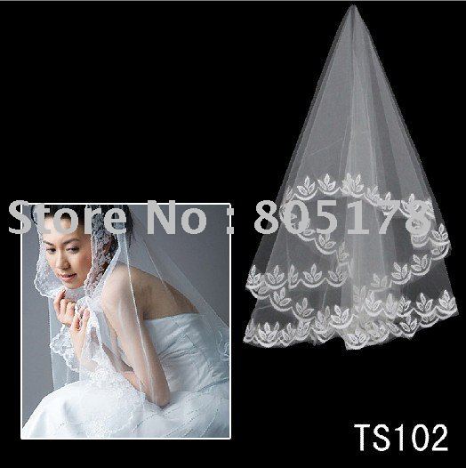 Bridal Veils wedding veils ivory lace layer 15 m wedding dresses 