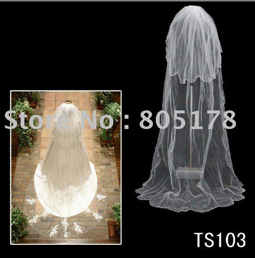 Bridal Veils wedding veils ivory lace layer 21 m wedding dresses