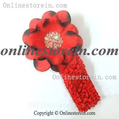 Baby Accessories Wholesale on Free Shiping Wholesale Feather Rose Hair Accessories Flower Baby Girls