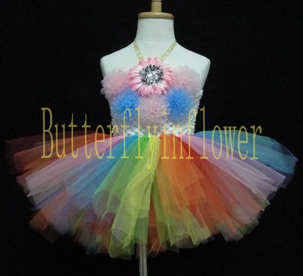 custom tutu dresses birthday wedding pageant 3layers Princess Ballet Flulffy