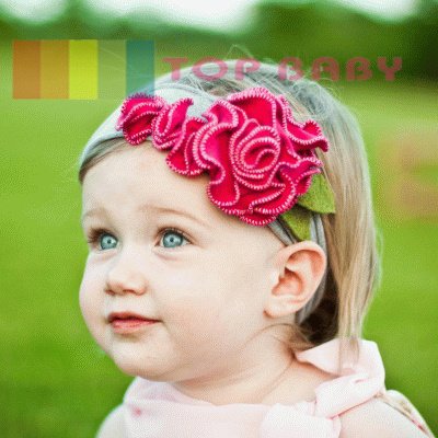 Pictures Babies Girls on Baby Girls Hair Accessories Splendidly Flower Headdress 10pcs Lot New