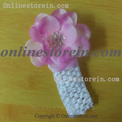Free Delivery Flowers on Free Shipping Wholeslae Shimmer Flower Baby Headbands  Silk Flowers