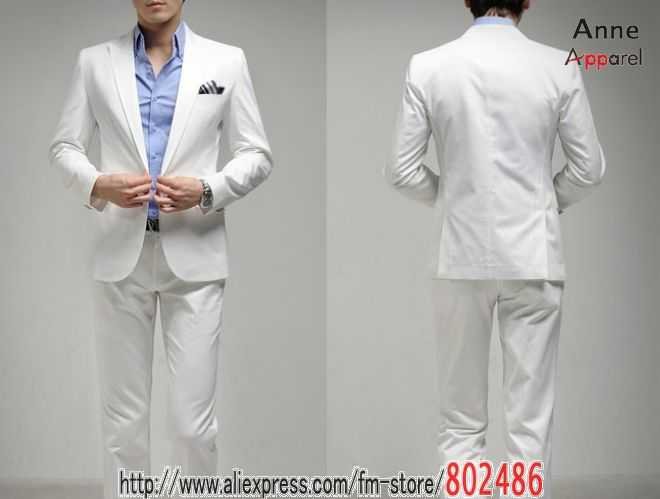  style of groom suits SingleBreasted Wool men suit wedding suit white 